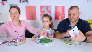 Изменяем Слайм по Очереди Слайм Челлендж | Чао Юля