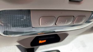 FORD ECOSPORT - How to turn on/off interior ceiling dome lights
