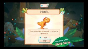 DINO BASH Dinosaur Army vs Caveman Defense Games Level 33-35