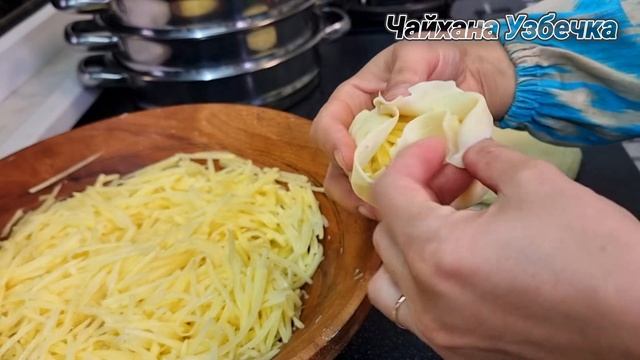 Узбекистан! Самая продаваемая уличная еда | Узбекская национальная еда ХАНУМ в домашних условиях
