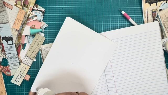Vintage Themed Altered Composition Notebook - Junk Journal Style - Full Tutorial - Part Two