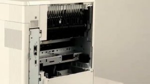 Clear Paper Jam Near the Fuser | HP LaserJet Enterprise M604, M605, M606 Printers | HP