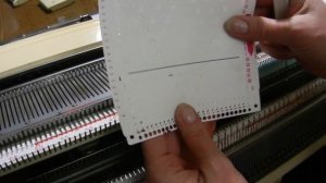 Вязальная машина. Перфокарты Ажур +PLINE