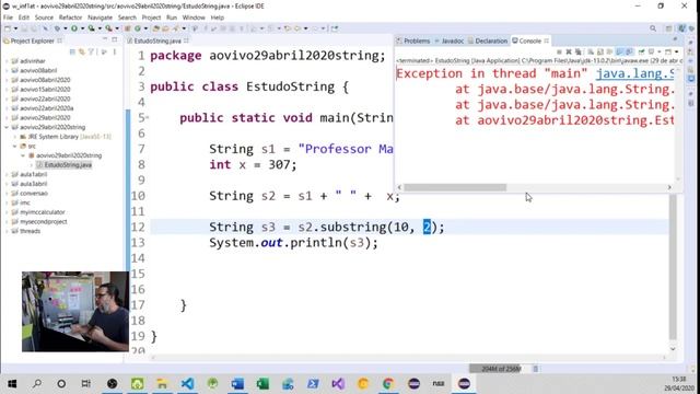 Java - Número par ou ímpar, Substring e Fibonacci смотреть онлайн