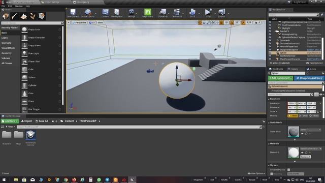 UE4- освещение и тени, статический и динамический свет смотреть онлайн