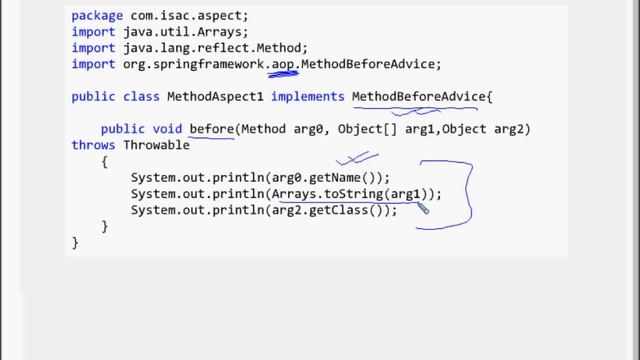 Spring Chapter 15 - AOP(HelloWorld Example with before Advice) смотреть онлайн