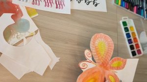 Каллиграфия для детей. Элемент урока.