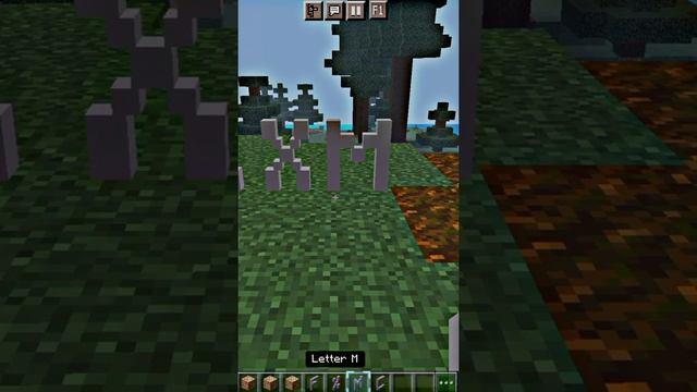 Мод на буквы Minecraft PE 1.18+