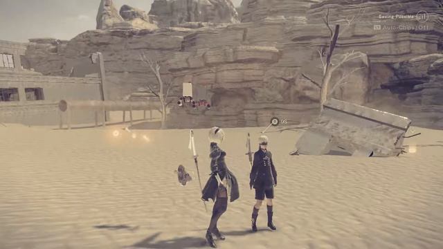 NieR: Automata PC Gameplay (#2: City Ruins, Resistance Camp, Desert Zone) смотреть онлайн