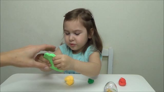 Orange Elephant. Распаковка EGGly Toys. Делаем черепашку из шарикового пластилина. смотреть онлайн