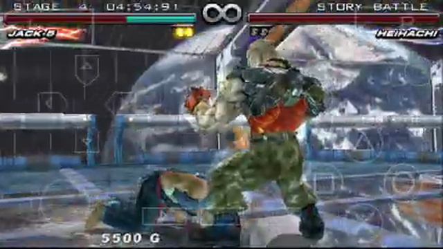 TEKKEN DARK RESSURRECTIOM PSP emulator STORY BATLE JAX 5 ULTRA HARD 2 ROUNDS смотреть онлайн