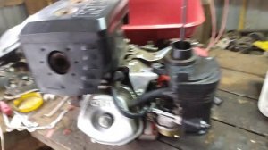 Мотоблок Брайт, отремонтировал движок.