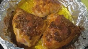 Очень вкусные - Куриные бедра в духовке ,   Запеченные Бедрышки  в Духовке