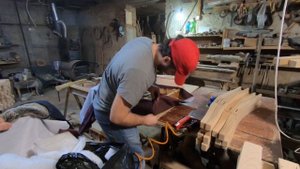 Реставрация старого кресла качалки DIY