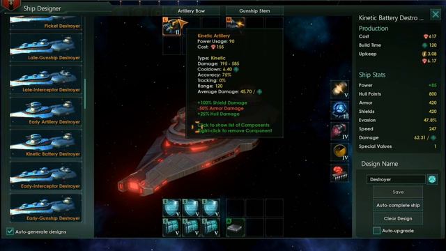 Stellaris 2.0 - Ship Design - Destroyers смотреть онлайн