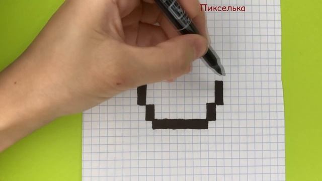 Как Рисовать Корону по клеточкам ♥ Рисунки по Клеточкам смотреть онлайн