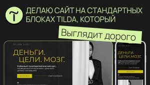 Как сделать сайт на стандартных блоках Тильды, чтобы он выглядел дорого. Урок 16 минут