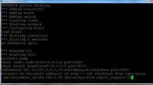 VXLAN overlay networks with Open vSwitch.