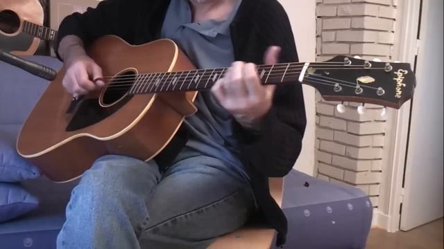 How does it's sound - 1959 Epiphone Texan смотреть онлайн