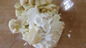 Десерт с грушей