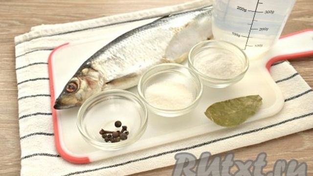 Сельдь слабосолёная целиком в домашних условиях