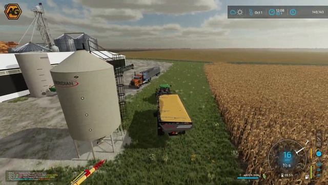Making a Start on Corn Harvest -  Deer Creek Episode 27 - FS22