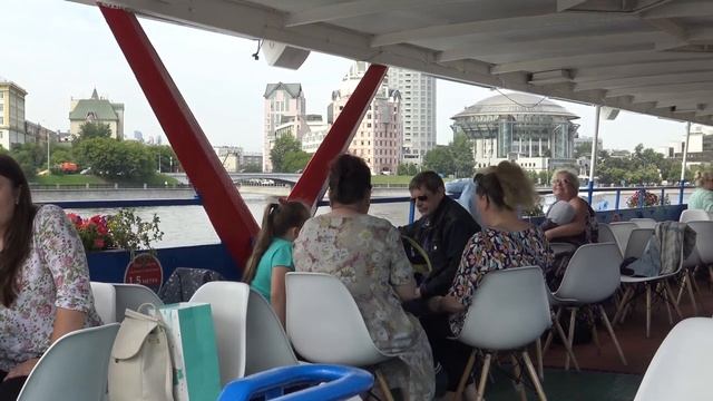 Речной трамвай часть2 Минобороны России Памятник Пётр, храм Христа спасителя Московский Кремль Пути