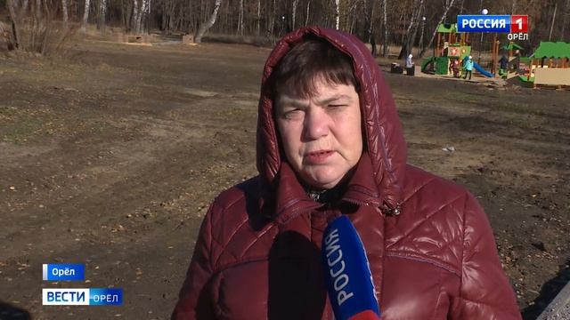 В Орле завершается благоустройство в Медведевском лесу