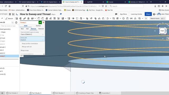 How to Thread in OnShape
