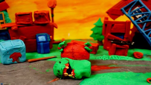 Angry Birds Zombies Part 12 (Claymotion)Stopmotion смотреть онлайн