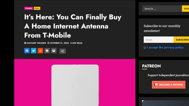 It’s Here! You Can Finally Buy A Home Internet Antenna From T-Mobile смотреть онлайн