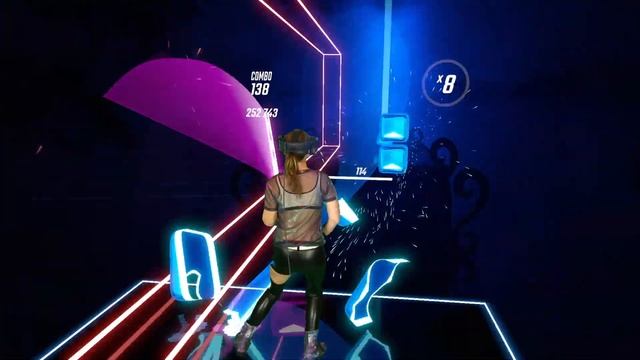 Billie Eilish x Beat Saber Music Pack | Happier Than Ever (Expert+) First Attempt | Mixed Reality смотреть онлайн