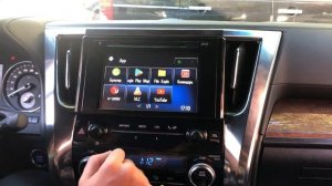 Toyota Alphard - инструкция пользования доп системой