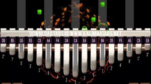 Aria Math- C418 (short) Kalimba Tutorial + Tabs [Easy]