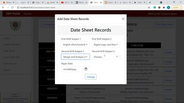 University Management System | Java Project | MySQL | Spring Boot| ERP project | Part 4