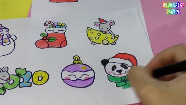 Новогодние наклейки своими руками Как их сделать из бумаги без клея