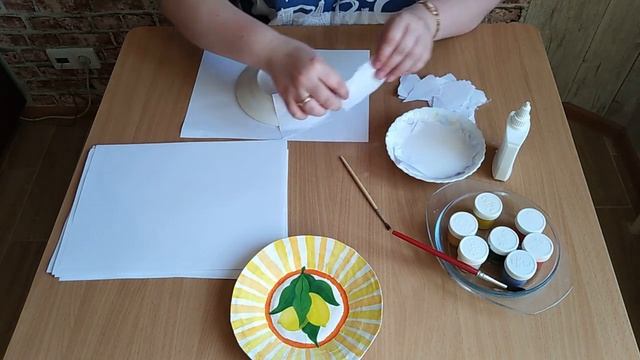 Мастер-класс по изготовлению тарелки из папье-маше в рамках Творческого марафона смотреть онлайн