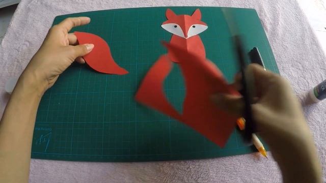 How to make a paper fox (Diy-Handmade) смотреть онлайн