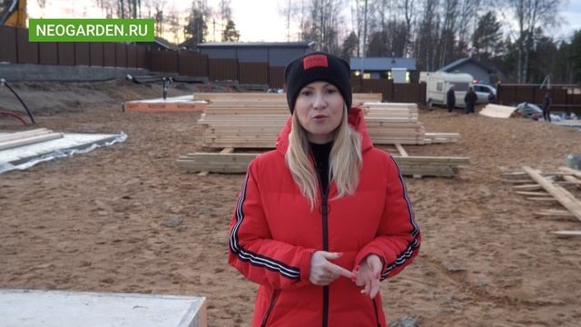 Небольшой обзор большой стройки из цельного и клееного бруса от компании НеоГарден смотреть онлайн