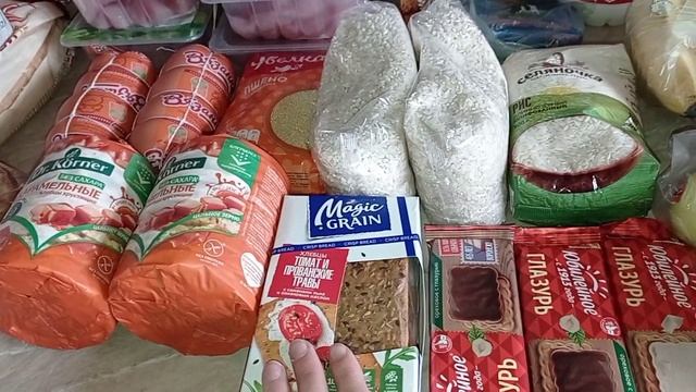 БОЛЬШАЯ ЗАКУПКА ПРОДУКТОВ НА НЕДЕЛЮ С ЦЕНАМИ на 3600 ? Пятерочка Красное и Белое @mamalife8317 смотреть онлайн