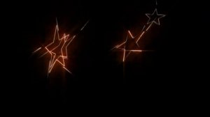 Футаж HD. Два перехода - звезды, на черном фоне с масками