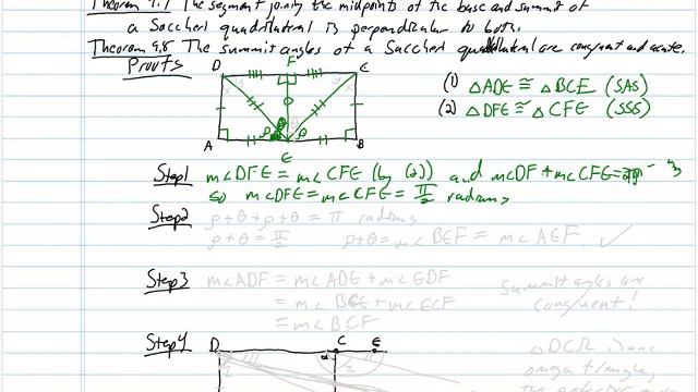 Summit Angles of Saccheri Quadrilaterals of Hyperbolic Geometry смотреть онлайн