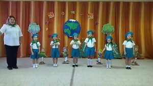 Выступление агитбригады эколят -дошколят