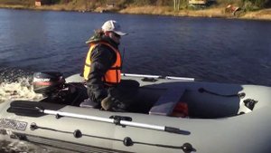 Надувная лодка Навигатор 350 НДНД, видео 2017