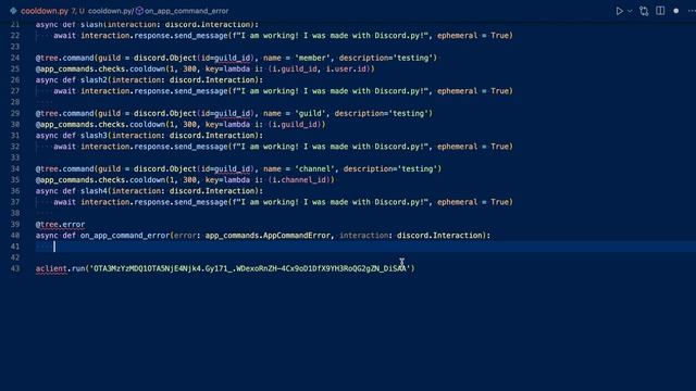 Slash Command Cooldowns | discord.py