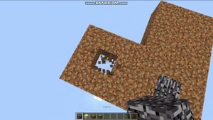 как сделать скайблок в майнкрафт без модов