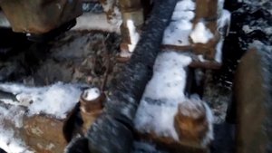 Урал лесовоз Немного поломался в делянке...