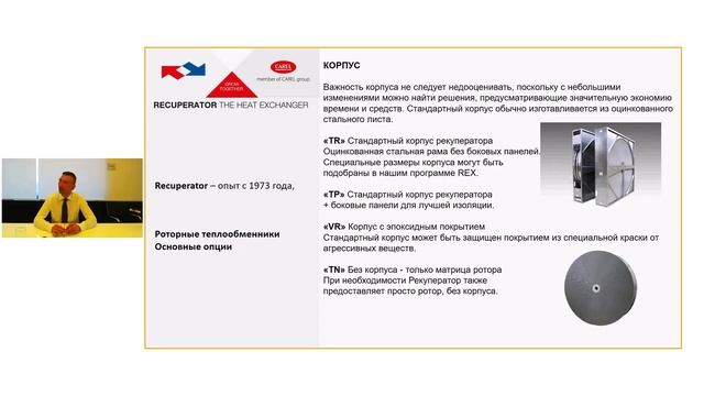 Роторные теплообменники