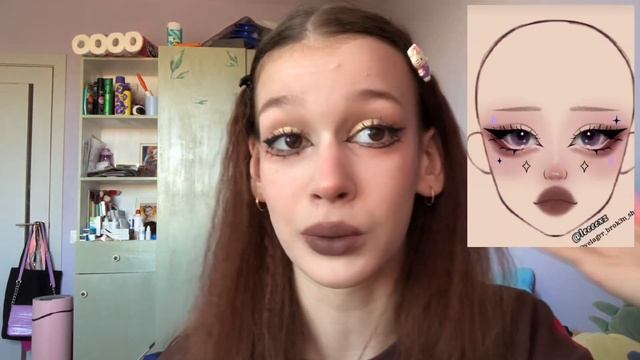 делаю макияж по картинкам из pinterest ?? смотреть онлайн