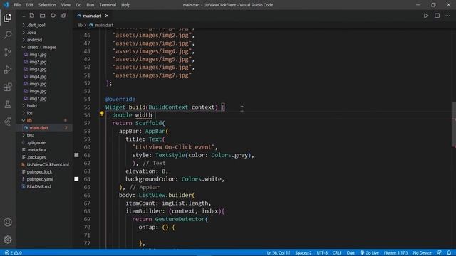 Flutter ListView - OnClick Event open Custom PopUp Dialog